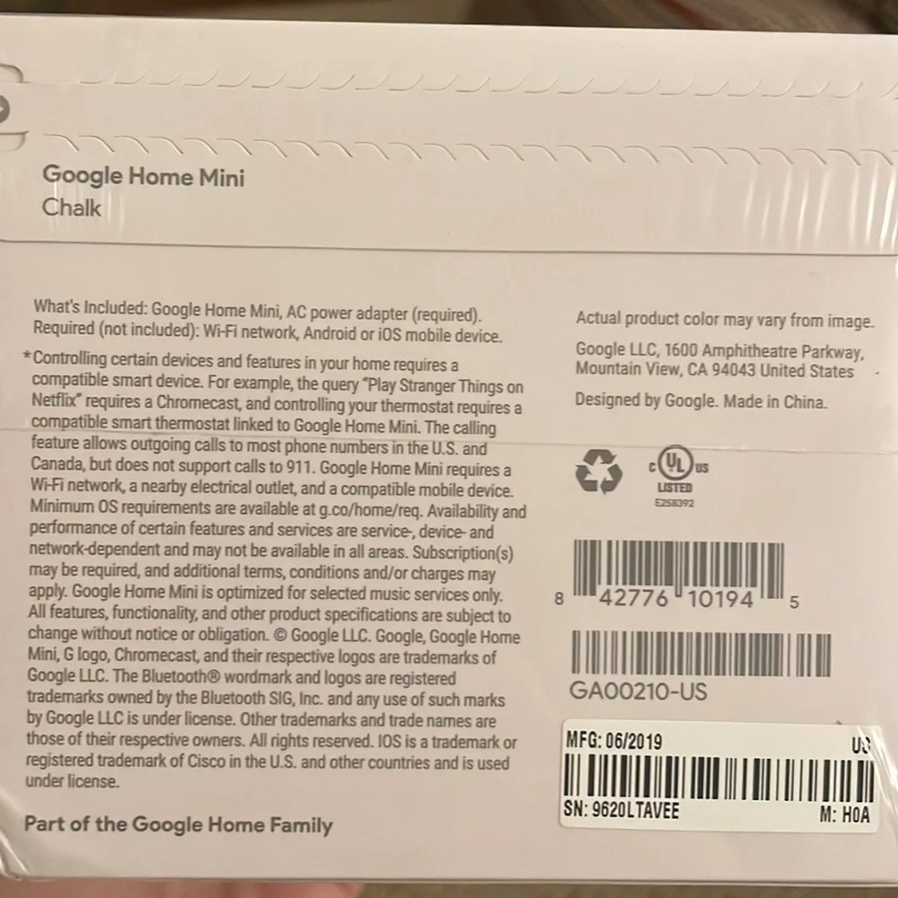Google Home Mini